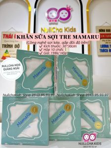 Khăn sữa Sợi Tre Mamaru